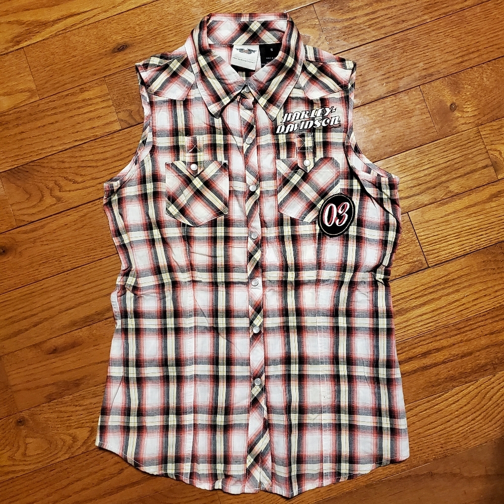 Harley Davidson 1903 Racing Speed Kat Snap Front Embroidered Shirt | RRR Apparel